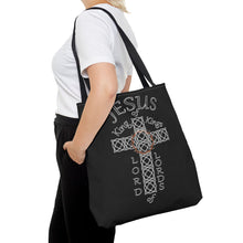 Load image into Gallery viewer, Tote w/Jesus KK and LL (Black bags)