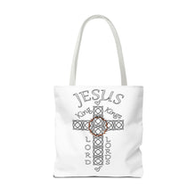 Load image into Gallery viewer, Tote w/Jesus KK and LL (White bags)