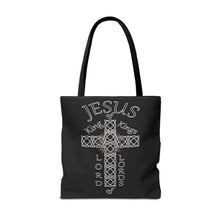 Load image into Gallery viewer, Tote w/Jesus KK and LL (Black bags)