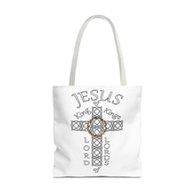 Load image into Gallery viewer, Tote w/Jesus KK and LL (White bags)