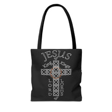 Load image into Gallery viewer, Tote w/Jesus KK and LL (Black bags)
