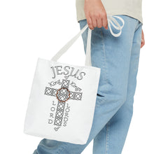 Load image into Gallery viewer, Tote w/Jesus KK and LL (White bags)