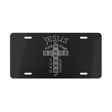 Load image into Gallery viewer, Jesus - King of Kings and Lord of Lords - Vanity Plate (Black)