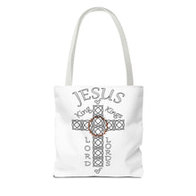 Load image into Gallery viewer, Tote w/Jesus KK and LL (White bags)