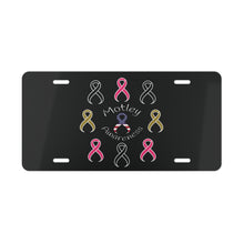 Load image into Gallery viewer, Motley Ribbons - Vanity Plate (Black)