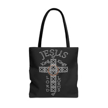 Load image into Gallery viewer, Tote w/Jesus KK and LL (Black bags)