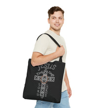 Load image into Gallery viewer, Tote w/Jesus KK and LL (Black bags)
