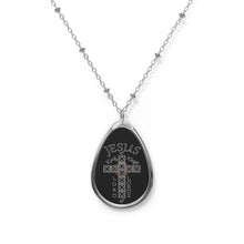 Load image into Gallery viewer, Oval Necklace (Black Background)
