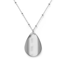 Load image into Gallery viewer, Oval Necklace (Black Background)
